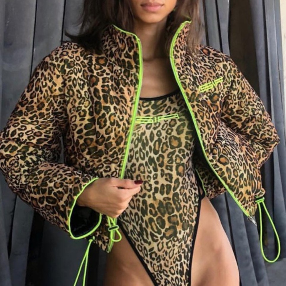IAMGIA Defender Puffer in Cheetah
